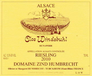 Cuvée "CLOS WINDSBUHL" Cuvée "CLOS WINDSBUHL"