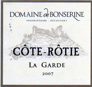 Cuvée 2007 "LA GARDE"