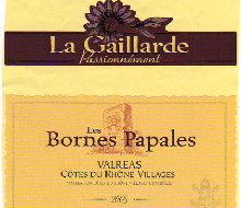 Cuvée 2005 "LES BORNES PAPALES"