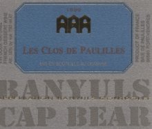 Cuvée 1999 "LES CLOS DE PAULILLES"