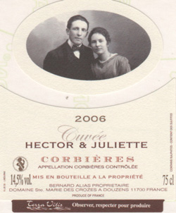 Cuvée 2006 "HECTOR ET JULIETTE"