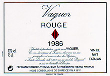 Cuvée 1986 "ROUGE VAQUER"