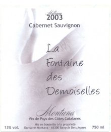 Cuvée 2003 "LA FONTAINE DES DEMOISELLES"
