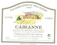 Cuvée 1999 "CUVEE PABLO" Fût de Chêne