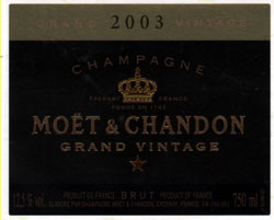 Cuvée "GRAND VINTAGE 2003"