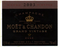 Cuvée "GRAND VINTAGE 2003"
