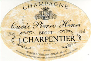 Cuvée "PIERRE HENRI" Cuvée "PIERRE HENRI"